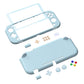 PlayVital Hard Shell Protective Case with Screen Protector & Thumb Grip Caps & Button Caps for Nintendo Switch Lite - Heaven Blue PlayVital