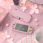 PlayVital Hard Shell Protective Case with Screen Protector & Thumb Grip Caps & Button Caps for Nintendo Switch Lite - Peach Blossom Pink PlayVital