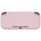 PlayVital Hard Shell Protective Case with Screen Protector & Thumb Grip Caps & Button Caps for Nintendo Switch Lite - Peach Blossom Pink PlayVital