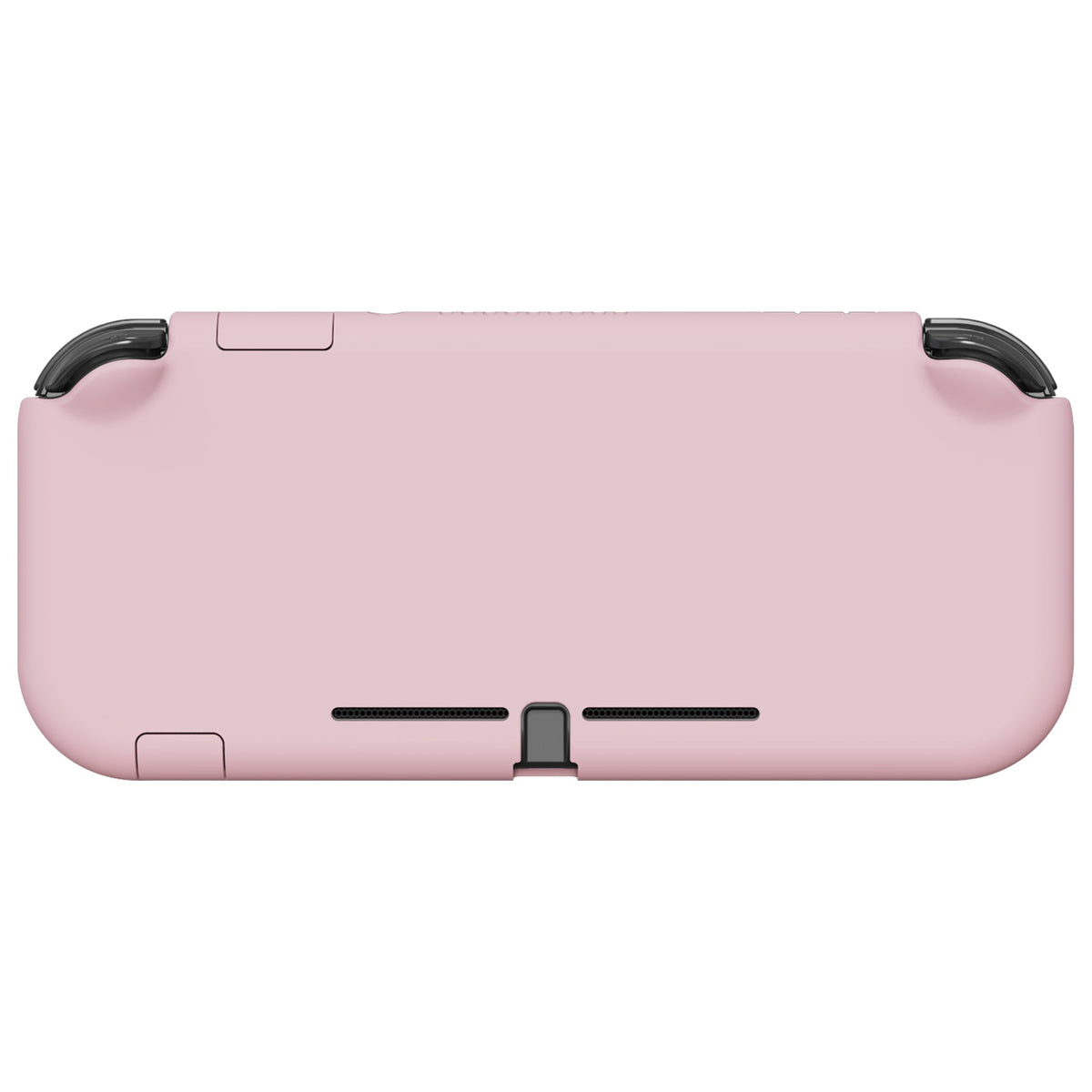 PlayVital Hard Shell Protective Case with Screen Protector & Thumb Grip Caps & Button Caps for Nintendo Switch Lite - Peach Blossom Pink PlayVital