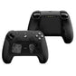 PlayVital Hexagon Diamond Texture Grip Sticker Set for Steam Controller 2, Anti-Slip PU Skin Cover Accessory Kit for Steam Controller with Touchpad Stickers and Thumb Grips - Black PlayVital