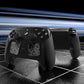 PlayVital Hexagon Diamond Texture Grip Sticker Set for Steam Controller 2, Anti-Slip PU Skin Cover Accessory Kit for Steam Controller with Touchpad Stickers and Thumb Grips - Black PlayVital