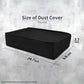 PlayVital Horizontal Dust Cover for ps5 Slim Digital Edition(The New Smaller Design), Black Dust Proof Protector Waterproof Cover Sleeve for ps5 Slim Console - RTKPFM001 PlayVital