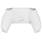 PlayVital Knight Edition Anti-Slip Silicone Cover Skin with Thumb Grip Caps for PS5 Wireless Controller - White & Black - QSPF004 PlayVital