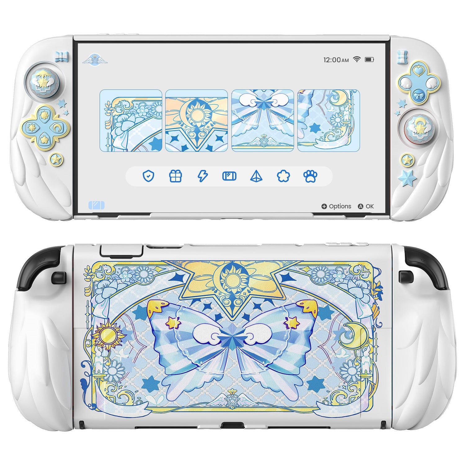 For Nintendo Switch 2 Magic Wings Protective Case