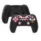 PlayVital Magic Wings Silicone Cover Skin for PS5 Controller with Thumbstick Caps & Themed Stickers, Charging Station Compatible - Black PlayVital