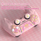 PlayVital Magic Wings Silicone Cover Skin for PS5 Controller with Thumbstick Caps & Themed Stickers, Charging Station Compatible - Pink PlayVital