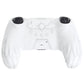 PlayVital Magic Wings Silicone Cover Skin for PS5 Controller with Thumbstick Caps & Themed Stickers, Charging Station Compatible - White PlayVital