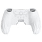 PlayVital Magic Wings Silicone Cover Skin for PS5 Controller with Thumbstick Caps & Themed Stickers, Charging Station Compatible - White PlayVital