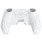 PlayVital Magic Wings Silicone Cover Skin for PS5 Controller with Thumbstick Caps & Themed Stickers, Charging Station Compatible - White PlayVital