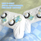 PlayVital Magic Wings Silicone Cover for Nintendo Switch 2 Pro Controller, Cute Protective Skin Case for Switch 2 Pro Controller with Back Button Caps & Thumb Grips & Stickers - White PlayVital