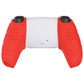 PlayVital Mecha Edition Anti-Slip Silicone Cover Skin with Thumb Grip Caps for PS5 Wireless Controller - Compatible with Charging Station - Passion Red - JGPF009 PlayVital