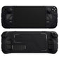 PlayVital Mecha Protective Case with Back Button Enhancement Set & Thumb Grips & Stickers for Steam Deck OLED & LCD - Black PlayVital