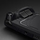 PlayVital Mecha Protective Case with Back Button Enhancement Set & Thumb Grips & Stickers for Steam Deck OLED & LCD - Black PlayVital