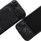 PlayVital Mecha Protective Case with Back Button Enhancement Set & Thumb Grips & Stickers for Steam Deck OLED & LCD - Black PlayVital