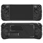 PlayVital Mecha Protective Case with Back Button Enhancement Set & Thumb Grips & Stickers for Steam Deck OLED & LCD - Black PlayVital