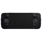 PlayVital Mecha Protective Case with Back Button Enhancement Set & Thumb Grips & Stickers for Steam Deck OLED & LCD - Black PlayVital