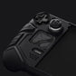 PlayVital Mecha Protective Case with Back Button Enhancement Set & Thumb Grips & Stickers for Steam Deck OLED & LCD - Black PlayVital