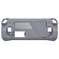 PlayVital Mecha Protective Case with Back Button Enhancement Set & Thumb Grips & Stickers for Steam Deck OLED & LCD - Gray PlayVital