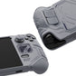 PlayVital Mecha Protective Case with Back Button Enhancement Set & Thumb Grips & Stickers for Steam Deck OLED & LCD - Gray PlayVital