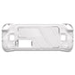 PlayVital Mecha Protective Case with Back Button Enhancement Set & Thumb Grips & Stickers for Steam Deck OLED & LCD - White PlayVital