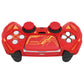 PlayVital Mecha Rhino Silicone Cover for PS5 Controller with Thumb Grips & Stickers, Compatible with Charging Station - Maple Red & Brick Red PlayVital