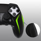 PlayVital Ninja Edition Anti-Slip Half-Covered Silicone Cover Skin with Thumb Grip Caps for PS5 Edge Controller - Black - EYPFP001 PlayVital