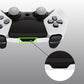 PlayVital Ninja Edition Anti-Slip Half-Covered Silicone Cover Skin with Thumb Grip Caps for PS5 Edge Controller - Glow in Dark - Green - EYPFP006 PlayVital