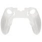 PlayVital Ninja Edition Anti-Slip Half-Covered Silicone Cover Skin with Thumb Grip Caps for PS5 Edge Controller - Glow in Dark - Green - EYPFP006 PlayVital