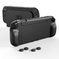 PlayVital PURE Ergonomic TPU Protective Cover with Thumb Grips for Nintendo Switch 2 - Black PlayVital