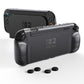PlayVital PURE Ergonomic TPU Protective Cover with Thumb Grips for Nintendo Switch 2 - Clear Black PlayVital