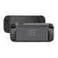 PlayVital PURE Ergonomic TPU Protective Cover with Thumb Grips for Nintendo Switch 2 - Clear Black PlayVital