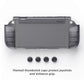PlayVital PURE Ergonomic TPU Protective Cover with Thumb Grips for Nintendo Switch 2 - Clear Black PlayVital