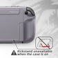 PlayVital PURE Ergonomic TPU Protective Cover with Thumb Grips for Nintendo Switch 2 - New Hope Gray PlayVital