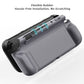 PlayVital PURE Ergonomic TPU Protective Cover with Thumb Grips for Nintendo Switch 2 - New Hope Gray PlayVital