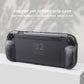 PlayVital PURE Grip Case for Nintendo Switch 2, Shockproof TPU Protective Cover Ergonomic Anti-Slip Grips Design & Thumbstick Caps - Clear Black PlayVital