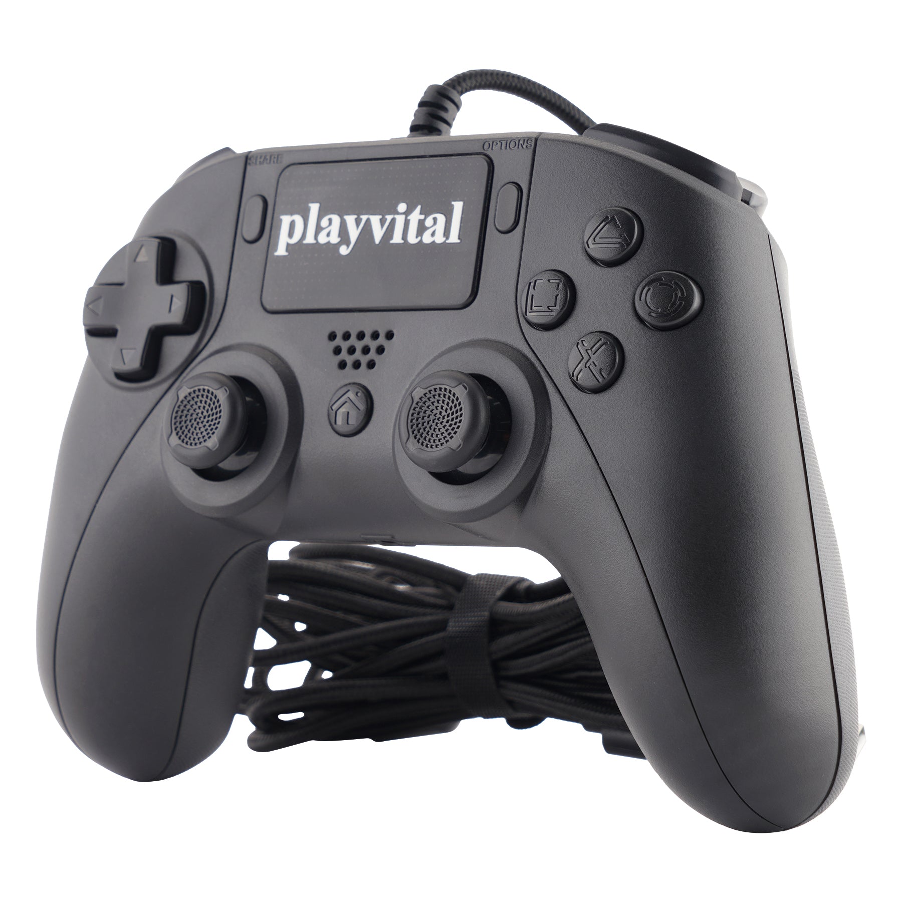 PlayVital Pro Gamepad for PS5 Wireless Controller with Turbo, Dual Vibration & Hall Effect Joysticks PlayVital