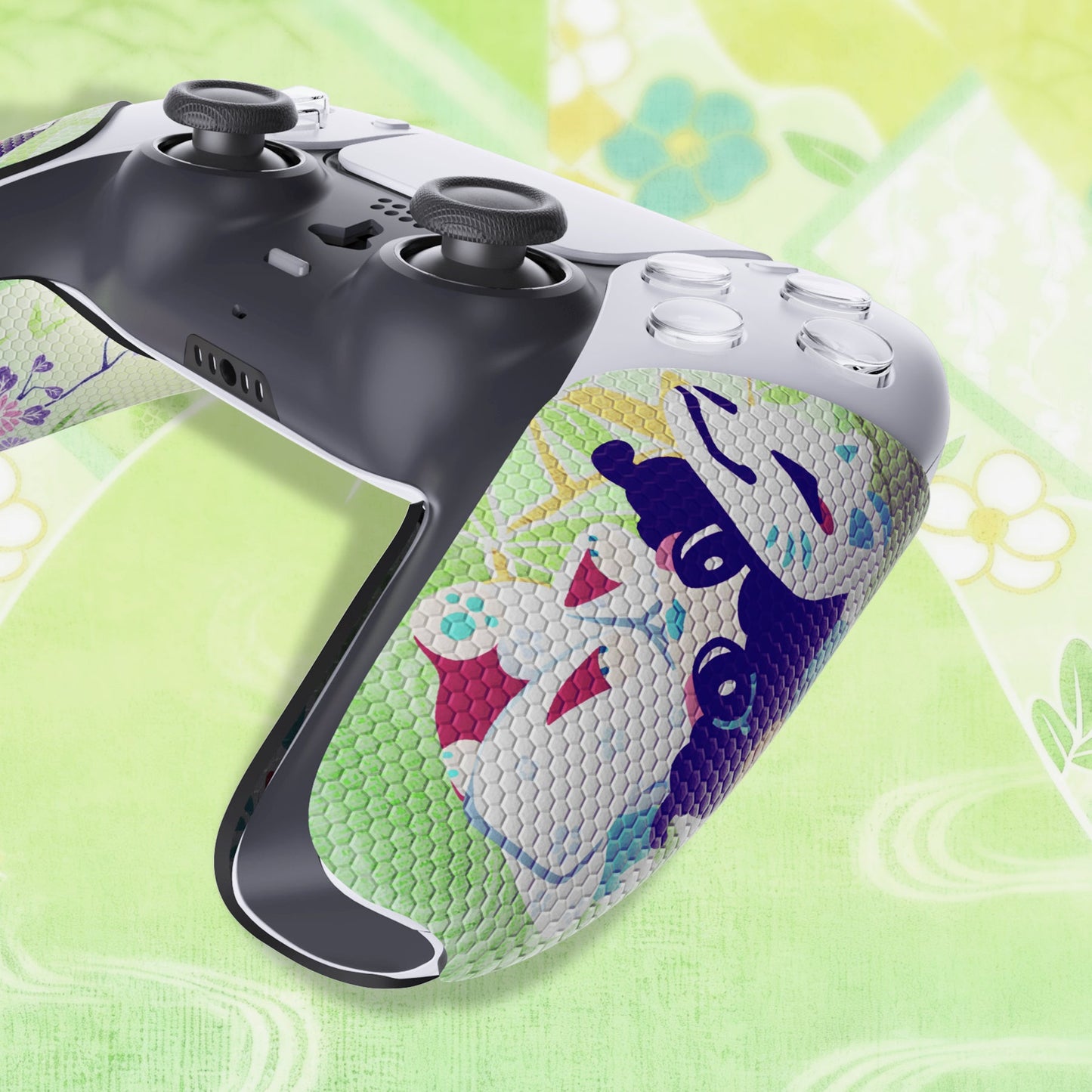 PlayVital Professional Anti-Skid Sweat-Absorbent Controller Grip for PS5 Controller - Wishing Shrine PlayVital