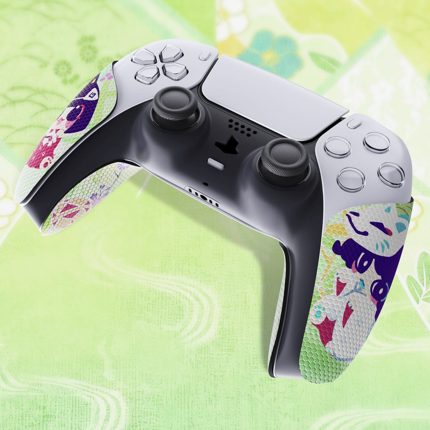 PlayVital Professional Anti-Skid Sweat-Absorbent Controller Grip for PS5 Controller - Wishing Shrine PlayVital