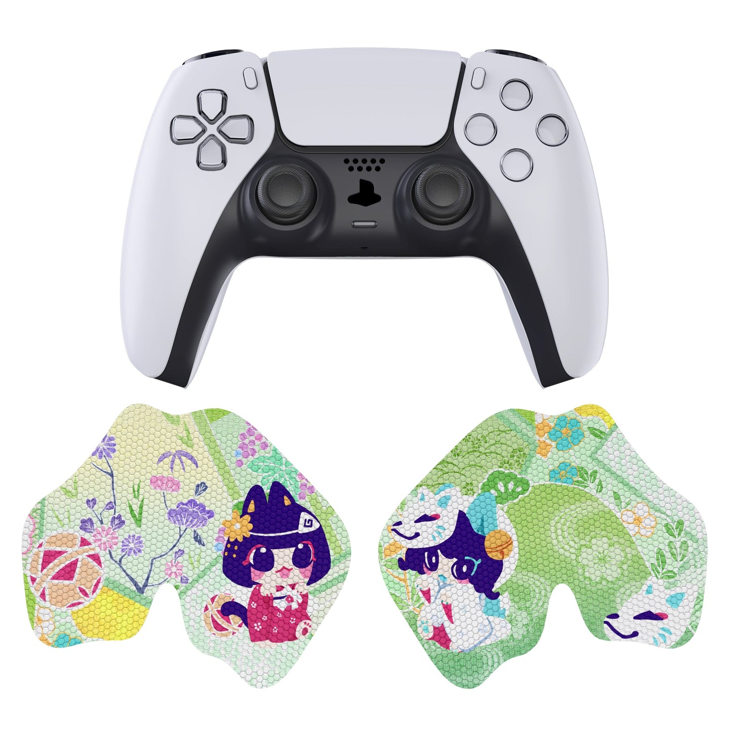 PlayVital Professional Anti-Skid Sweat-Absorbent Controller Grip for PS5 Controller - Wishing Shrine PlayVital