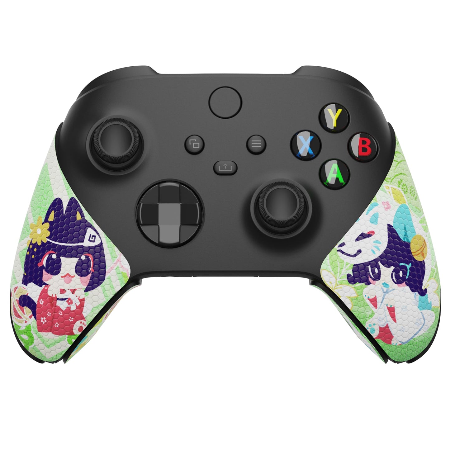 PlayVital Professional Textured Anti-Skid Sweat-Absorbent Handle Grips for Xbox Series X/S Controller & Xbox Core Wireless Controller - Wishing Shrine PlayVital