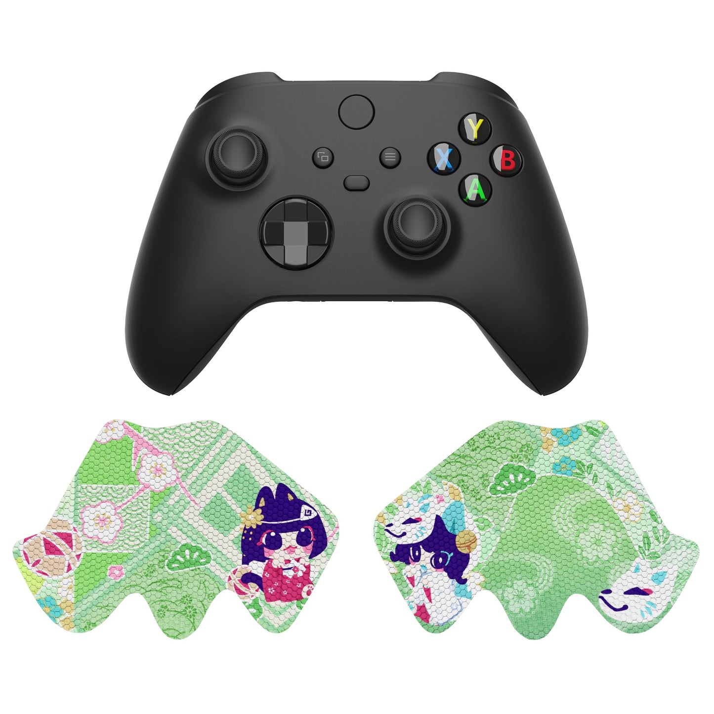 PlayVital Professional Textured Anti-Skid Sweat-Absorbent Handle Grips for Xbox Series X/S Controller & Xbox Core Wireless Controller - Wishing Shrine PlayVital