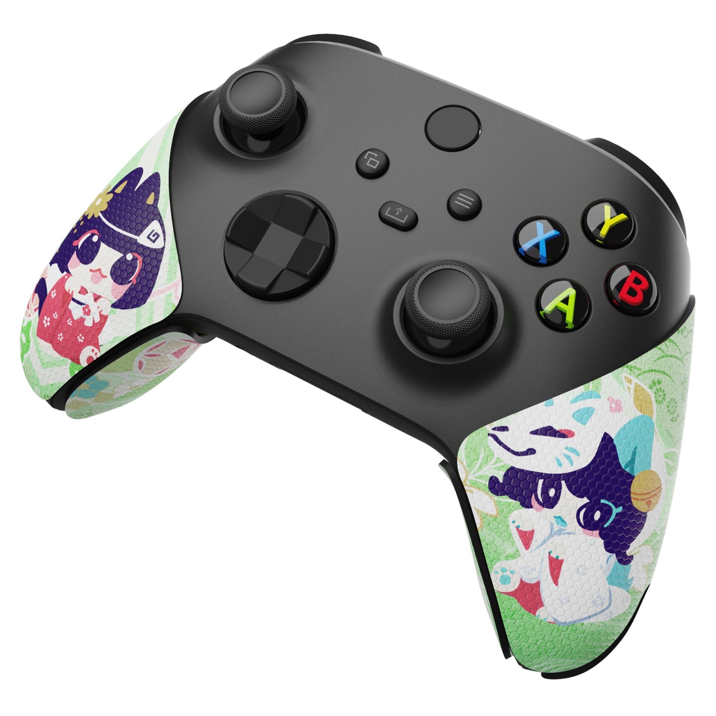 PlayVital Professional Textured Anti-Skid Sweat-Absorbent Handle Grips for Xbox Series X/S Controller & Xbox Core Wireless Controller - Wishing Shrine PlayVital