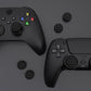 PlayVital Puff Cloud Texture Design Thumbs Cushion Grips Caps for PS5 & PS4 & Switch Pro & Xbox Series X/S & Xbox Elite Series 2 & Xbox One & Xbox Core Wireless Controller - Black PlayVital