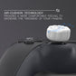 PlayVital Puff Cloud Texture Design Thumbs Cushion Grips Caps for PS5 & PS4 & Switch Pro & Xbox Series X/S & Xbox Elite Series 2 & Xbox One & Xbox Core Wireless Controller - White PlayVital
