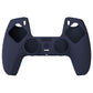 PlayVital Pure Series Anti-Slip Silicone Cover Skin with Thumb Grip Caps for PS5 Wireless Controller - Midnight Blue - KOPF003 PlayVital