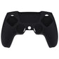 PlayVital Pure Series Dockable Model Anti-Slip Silicone Cover Skin with Thumb Grip Caps for PS5 Wireless Controller - Compatible with Charging Station - Black - EKPFP001 PlayVital