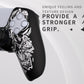 PlayVital Pure Series Dockable Model Anti-Slip Silicone Cover Skin with Thumb Grip Caps for PS5 Wireless Controller - Compatible with Charging Station - Samurai Prajna (White) - EKPFL004 PlayVital