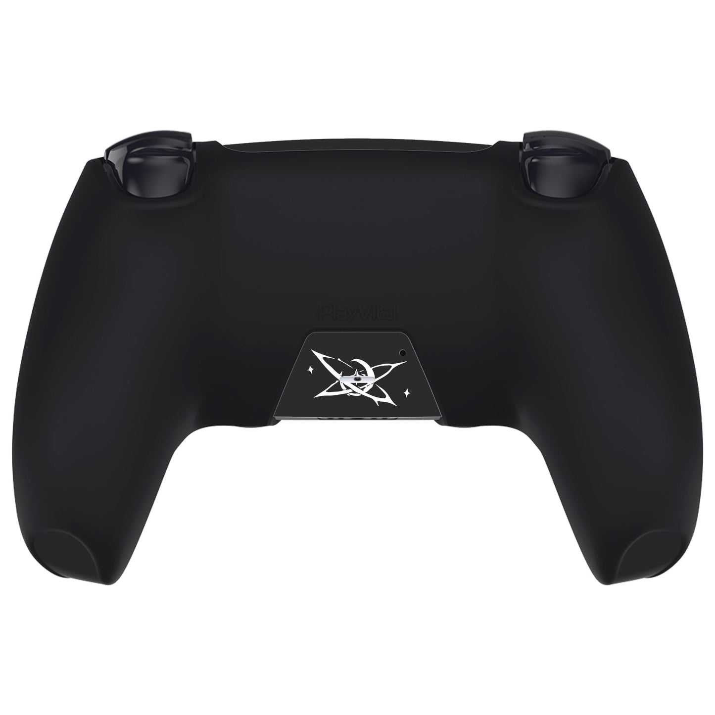 PlayVital Pure Series Silicone Controller Grip Case for PS5 Controller with 6 Thumb Grip & Sticker,  Anti-Slip Skin Cover for PS5 Controller Fit with Charging Station - Carving Energy Rift PlayVital