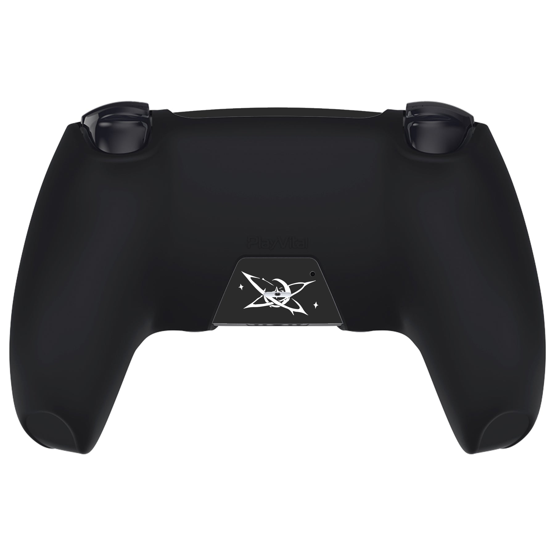 PlayVital Pure Series Silicone Controller Grip Case for PS5 Controller with 6 Thumb Grip & Sticker,  Anti-Slip Skin Cover for PS5 Controller Fit with Charging Station - Carving Energy Rift PlayVital